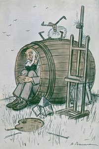 エドガー・ドガ（1834-1917）「画家ディオジェニアル」 作： Adrien Barrere